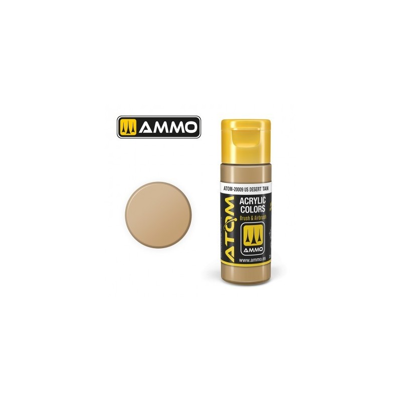 Peinture acrylique ATOM Us Desert Tan 20009, Teinte US Désert, 8432074200093