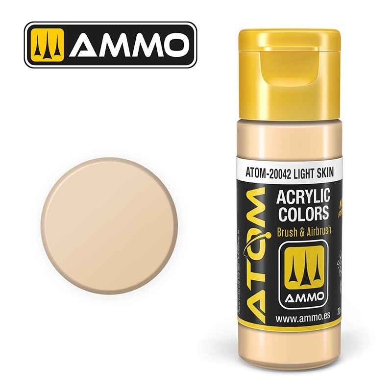 Peinture acrylique ATOM Light Skin, 20042, Peau Claire, 8432074200420