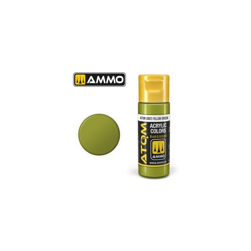 Peinture ATOM Yellow Green, 20073, Vert Jaune, 8432074200734