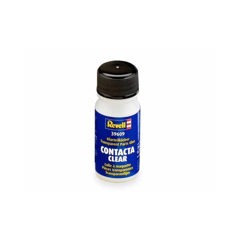Revell Colle Contacta Clear, pour coller les pièces transparentes, 4009803396095