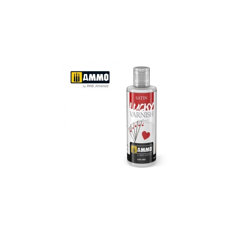Vernis pour maquettisme, AMMO finition Satin, AMMO 2052, 8432074020523