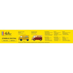 CITROEN HY 1957/1964, maquette Heller 80744, 3279510807448
