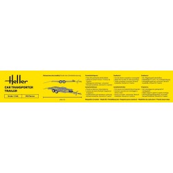 Maquette Remorque Porte Engin au 1/24, Maquette Heller 80774, 3279510807745