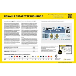 Maquette Renault Estafette Surélevée, Maquette Heller 80740, 3279510807400