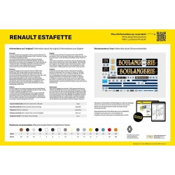Maquette Renault Estafette , Maquette Heller 80743, 3279510807431