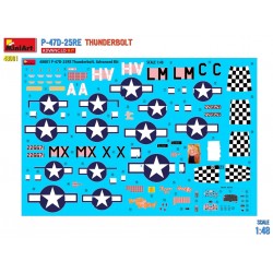 P47D Thunderbolt, maquette d'avion au 1/48, maquette MiniArt  advanced kit, 5905937497259