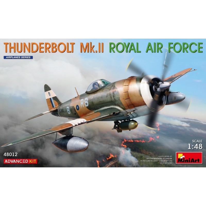 P47D Thunderbolt Royal Air Force, maquette d'avion au 1/48, maquette MiniArt, 5905937497846