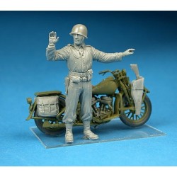 Maquette moto, Harley Davidson, miilitary police, MiniArt, échelle 1/35, 4820041101896
