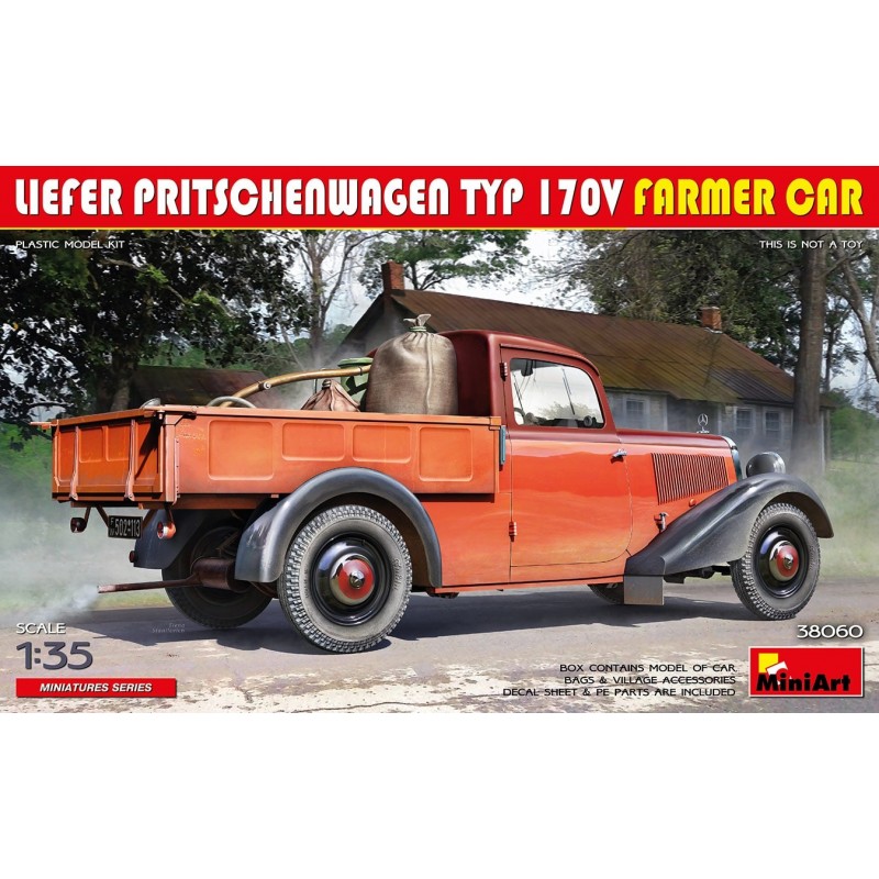 Camion de livraison Mercedes type 170V, maquette au 35eme, MiniArt, 5905090346395