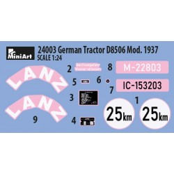 Lanz Bulldog D8506, maquette MiniArt au 24eme, 5905090346500