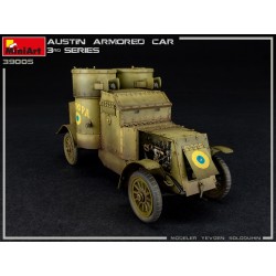 Austin armored car WWI, 3eme série, maquette miniart d'une camionette blindée de WWI, 4820183313522