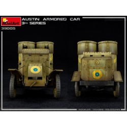 Austin armored car WWI, 3eme série, maquette miniart d'une camionette blindée de WWI, 4820183313522