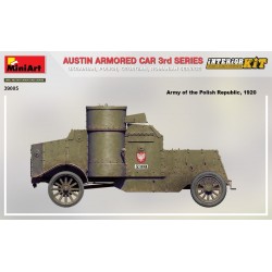 Austin armored car WWI, 3eme série, maquette miniart d'une camionette blindée de WWI, 4820183313522