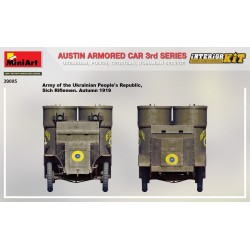 Austin armored car WWI, 3eme série, maquette miniart d'une camionette blindée de WWI, 4820183313522