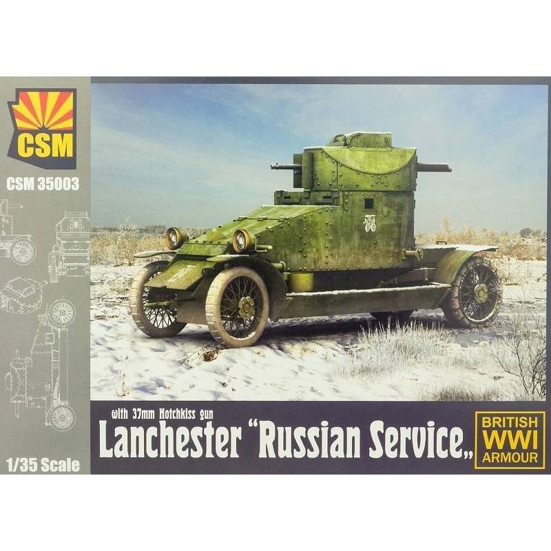 Maquette WWI Camion blindé Lanchester "Russian Service", Copper State Models, 4751032600039