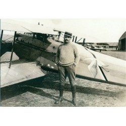 Figurine WWI Aviateur français, Commandant Antonin Brocard, figurine 1/32 de copper state models