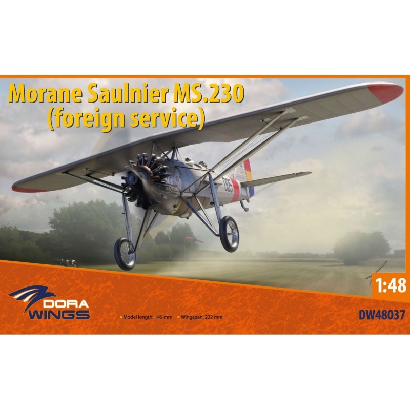 Maquettes avions 1/48, Morane Saulnier MS230, forces étrangères, Dora Wings models , 4820237050618
