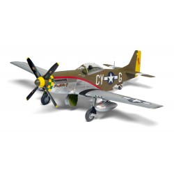 maquette avion 1.48 north american P51D Mustang, airfix, 5055286704598