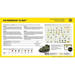 maquette de tank au 72, Tank M4 Sherman, maquette Heller, 3279510798920