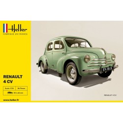 Maquette de Renault 4 CV, maquette de voiture Heller, 3279510807622