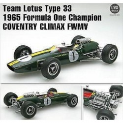 Maquette formule 1 Lotus 33 1965, 1/20 eme, maquette Ebbro, 4526175200275