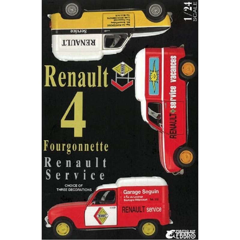 Maquette voiture Renault 4 fourgonnette,maquette Ebbro, 4526175250126