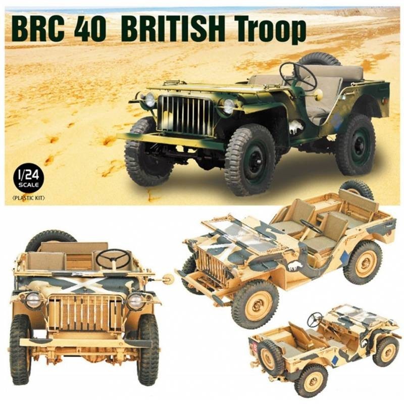 Maquette WWII, BRC 40 Britsih Troop, Maquette Ebbro, 4526175250188