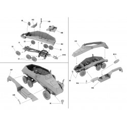 Maquette tank 172, Sd.Kfz. 247 Ausf. A, maquettes First to Fight, 9788364186639