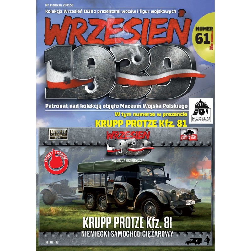 Maquette camion 1/72, krupp-protze-kfz-81, maquettes First to Fight 9788364186653