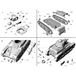 Maquette tank 172, Renault R39, maquettes First to Fight, 9788367235013