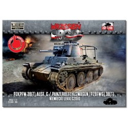 Maquette tank 1/72, Panzerbefehlswagen (Pz.BfWG) 38(t) Ausf. C, maquettes First to Fight, 9788364186967