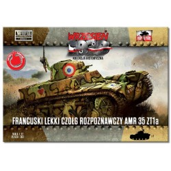 Maquette tank 1/72, AMR35 ZT 1a , maquettes First to Fight, 9788367235020