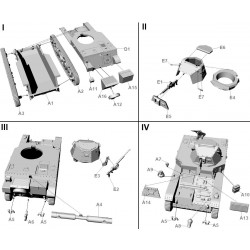 Maquette tank 1/72, AMR35 ZT 1a , maquettes First to Fight, 9788367235020