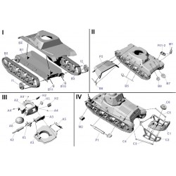 Maquette tank 1/72, Hotchkiss H35 , maquettes First to Fight, 9788367235099