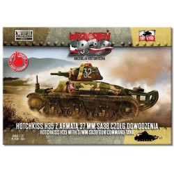 Maquette tank 1/72, Hotchkiss H35 , maquettes First to Fight, 9788367235099