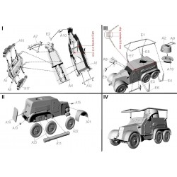 Maquette tank 1/72, Panzerspähwagen 30(t) , maquettes First to Fight, 9788367235105