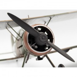 Maquette Avion ICM 1/32, Gloster Gladiator Mk.I avec pilotes, déco tropique, 4823044406388