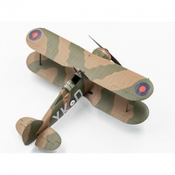 Maquette Avion ICM 1/32, Gloster Gladiator Mk.I avec pilotes, déco tropique, 4823044406388