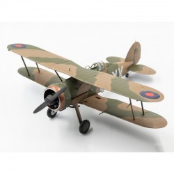 Maquette Avion ICM 1/32, Gloster Gladiator Mk.I avec pilotes, déco tropique, 4823044406388