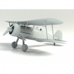 Maquette Avion ICM 1/32, Gloster Gladiator Mk.I avec pilotes, déco tropique, 4823044406388