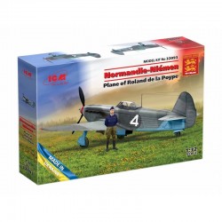 Maquette Avion ICM 1/32, Yak 9 de Roland de la Poype , avec Figurine, 4823044408702