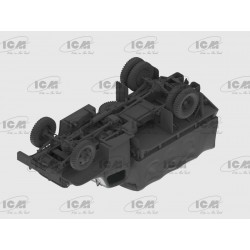maquette camion WWII, ICM, G7107, marquage allemand,  avec soldats allemands, 4823044409662