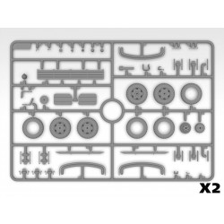 maquette camion WWII, ICM, G7107, marquage allemand,  avec soldats allemands, 4823044409662