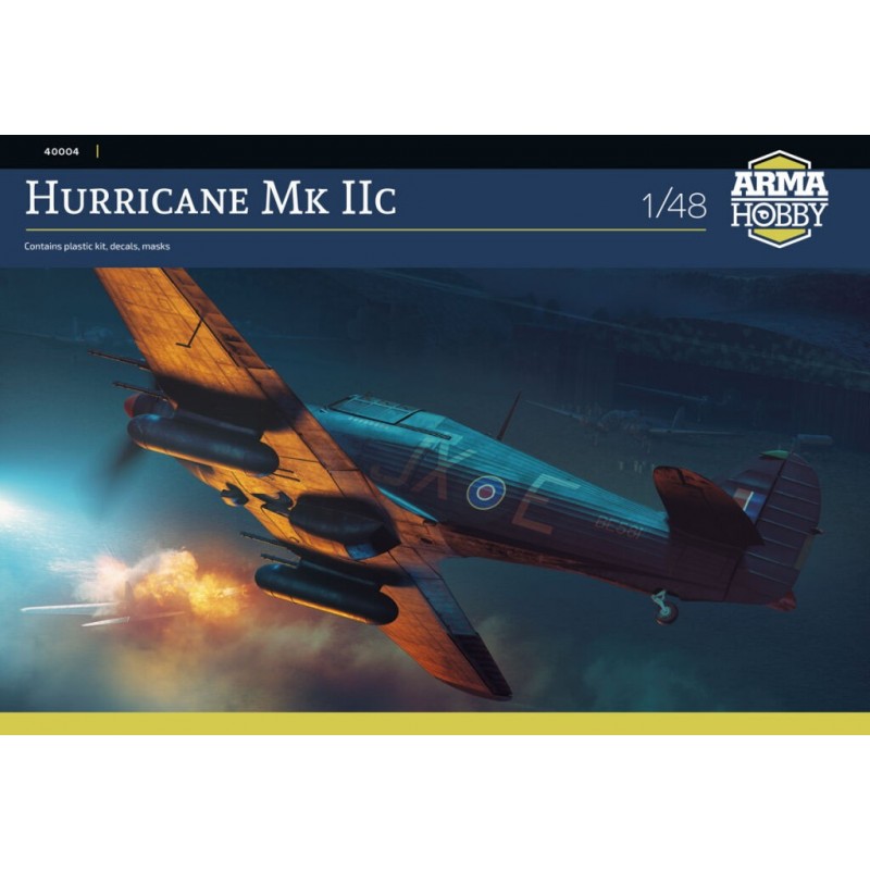 Maquette Hawker Hurricane 1/48 Arma Hobby, Hurricane Mk IIc