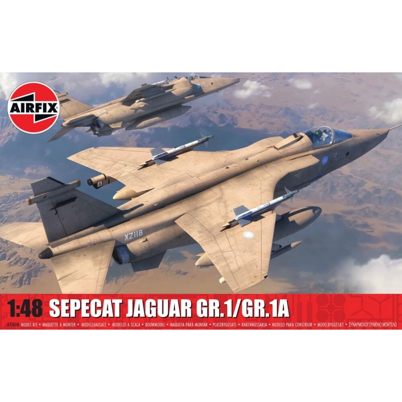 Maquette avion de chasse 1/48 Airfix, SEPECAT Jaguar GR.1/GR.1A, 5063129028688
