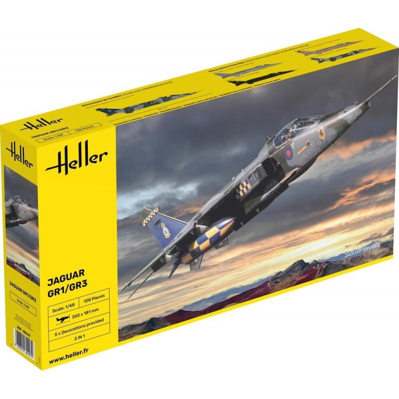 Maquette Avion 1/48 Heller, Jaguar GR1/GR3, 3279510804270
