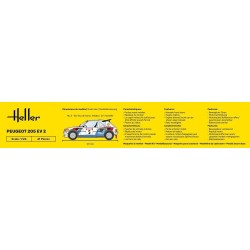 Maquette voiture 1/24 Heller Peugeot 205 EV 2, 3279510807165