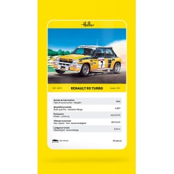 Maquette voiture 1/24 Heller, Renault R5 Turbo, 3279510807172