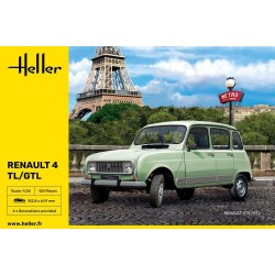Heller Maquette Renault 4L au 1/24, 3279510807592