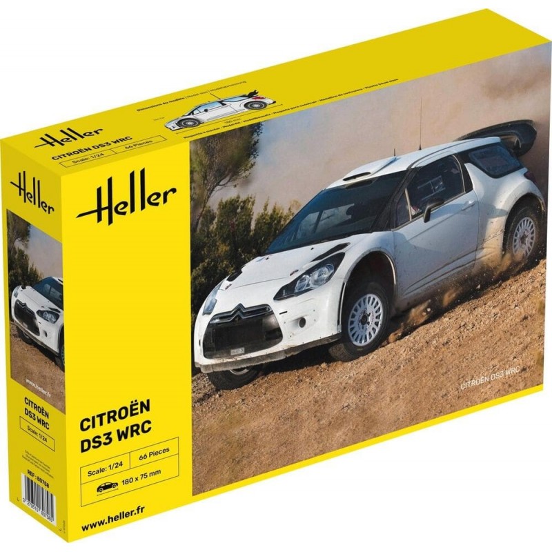 Maquette DS3 WRC au 1/24, Maquette Heller, 3279510807561